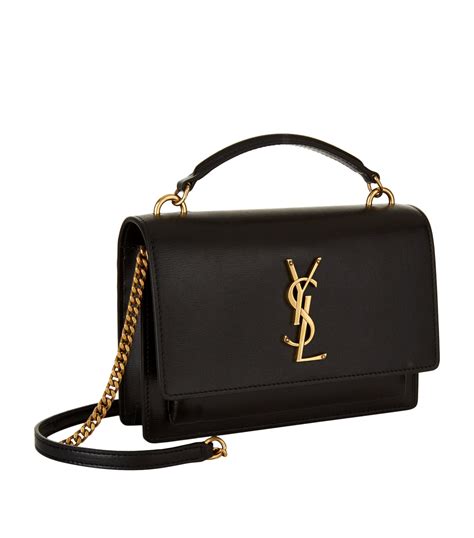 saint laurent sunset chain wallet.